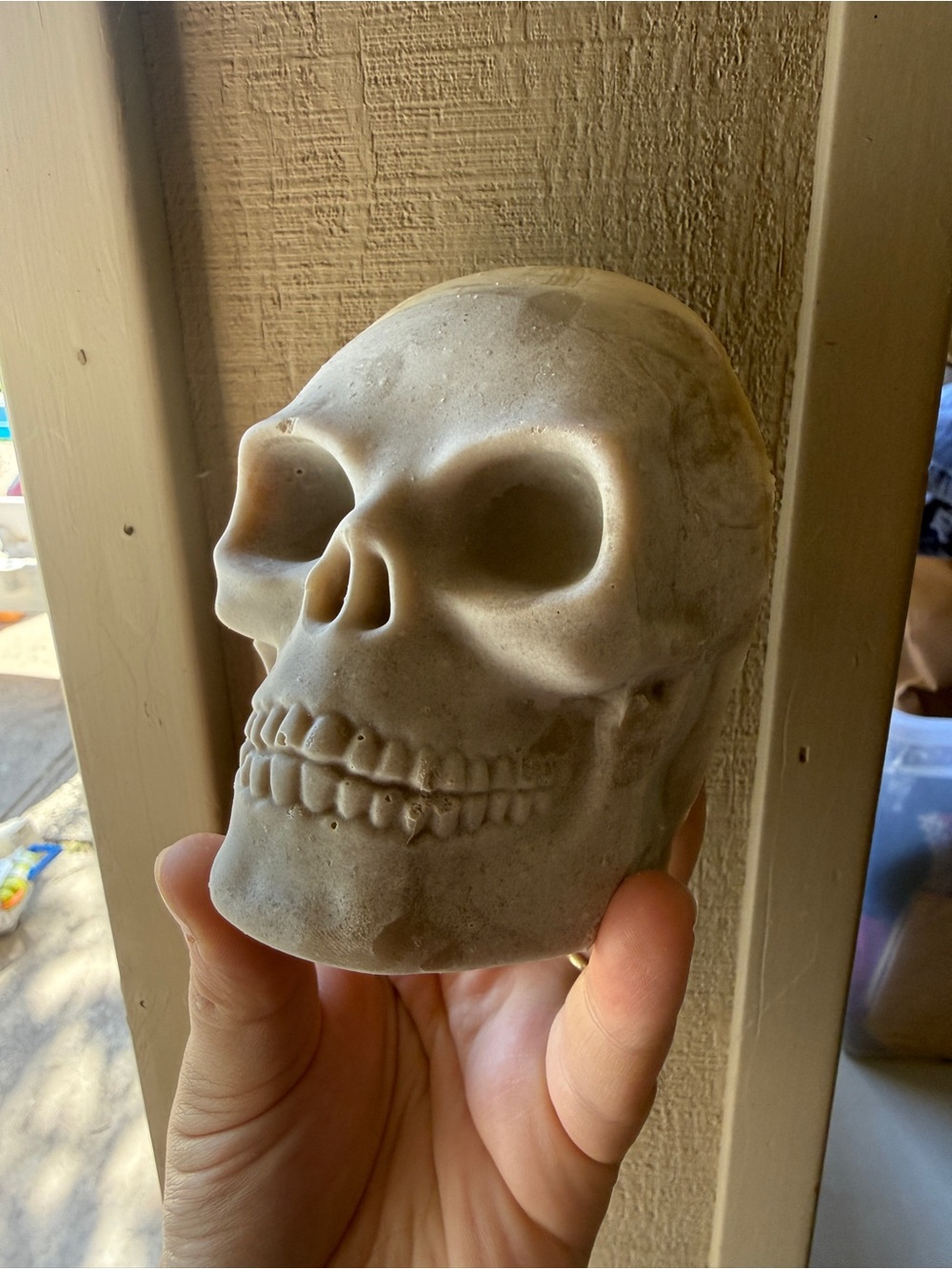 Brown Sugar Large Skull Goat Milk Soap